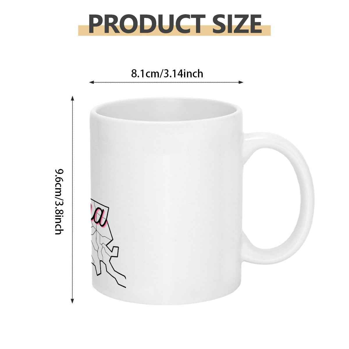 Louisiana Boot Mug | 11 oz Ceramic Coffee Cup