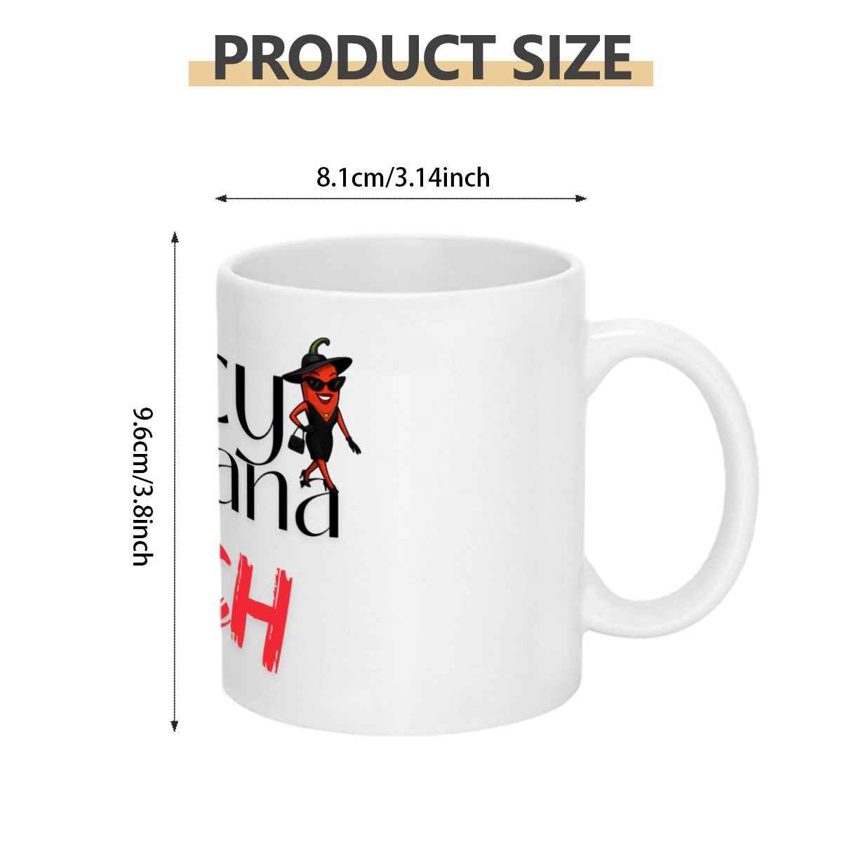 Spicy Louisiana Bitch 11 oz Mug | Ceramics