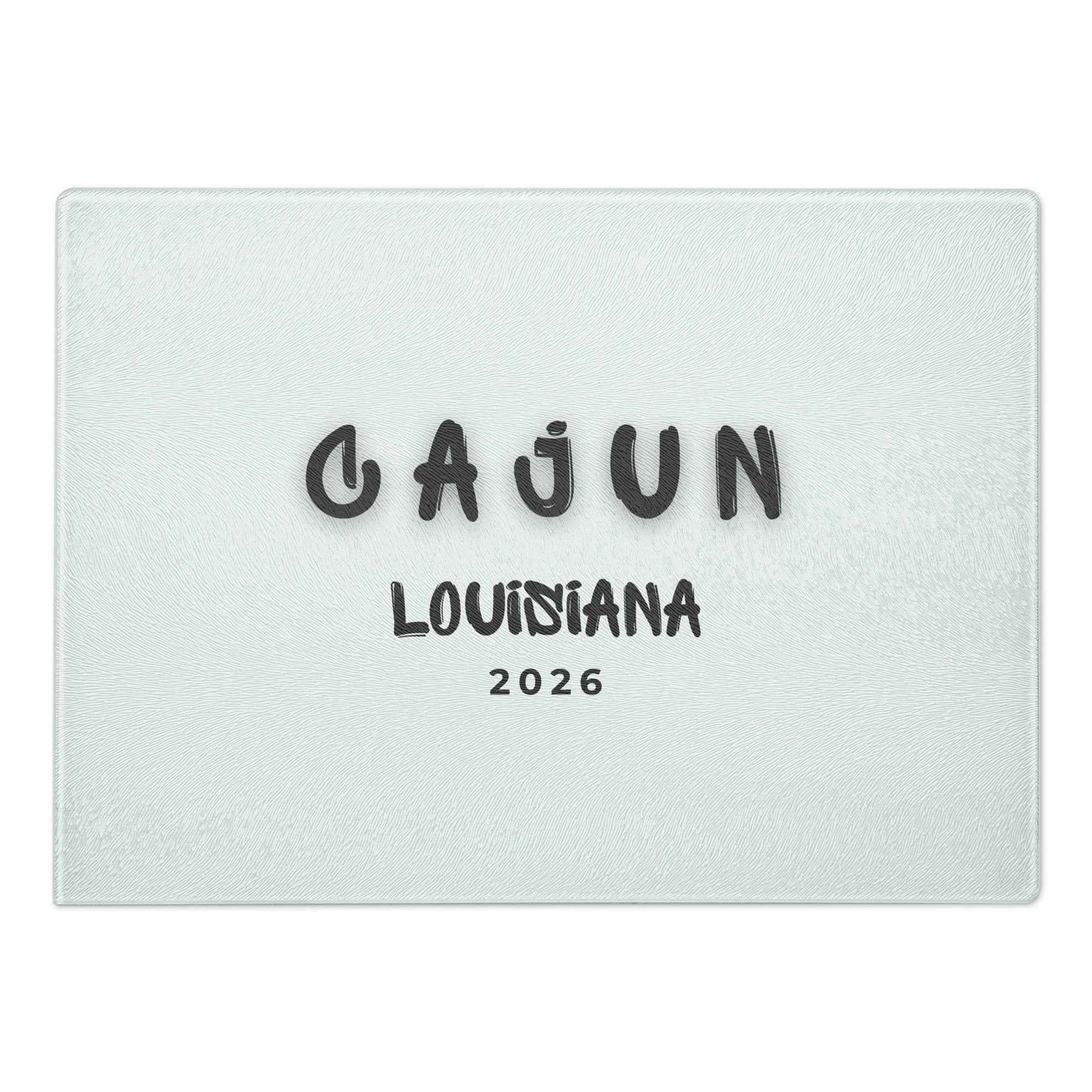Cajun Louisiana Glass cutting board