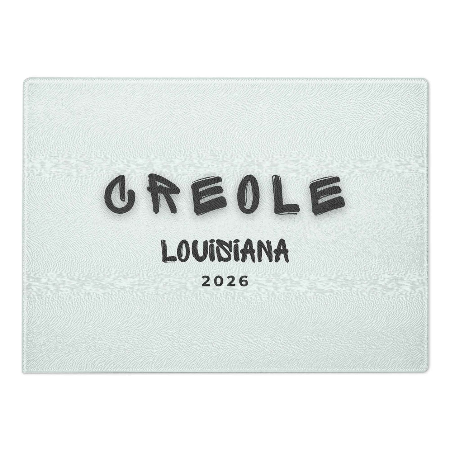 Creole Louisiana Cutting Board - Glass Cutting Board for Culinary Delights