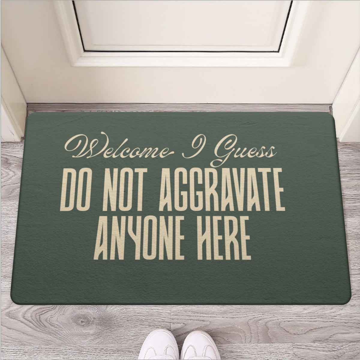 Welcome Doormat Rubber - Welcome I Guess Doormat