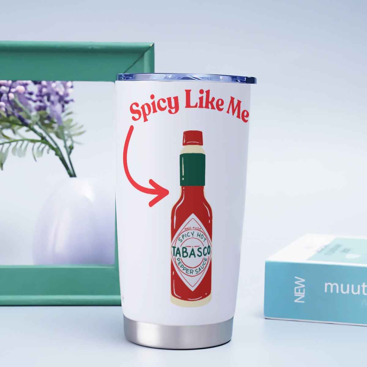 Spicey Like Me Tumbler 20oz - Vibrant and Stylish Insulated Drinkware - La'Beau Keepsakes of South Louisiana La'Beau Keepsakes
