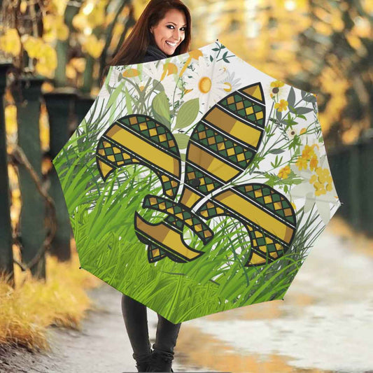 Green and Gold Umbrella