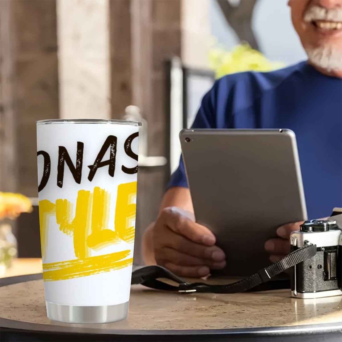 Coonass Style Tumbler 20 oz with Sliding Lid