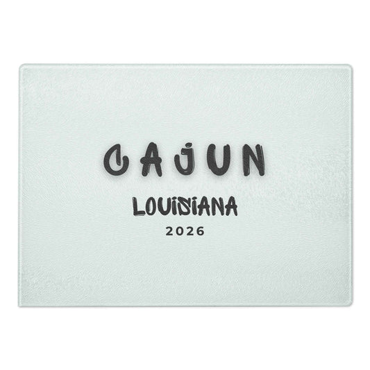 Cajun Louisiana Glass cutting board