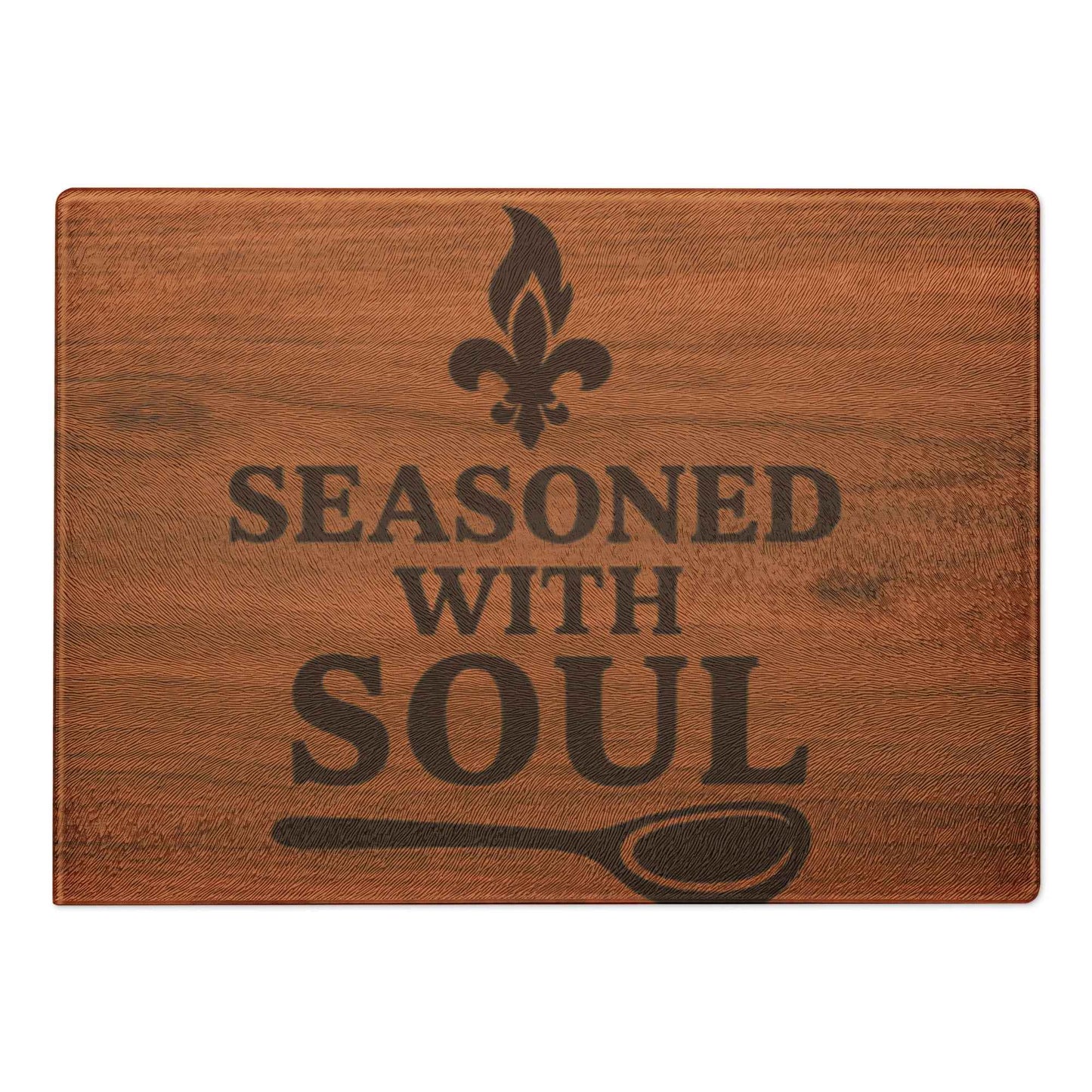 Seasoned With Soul Cutting Board for Stylish Cooking