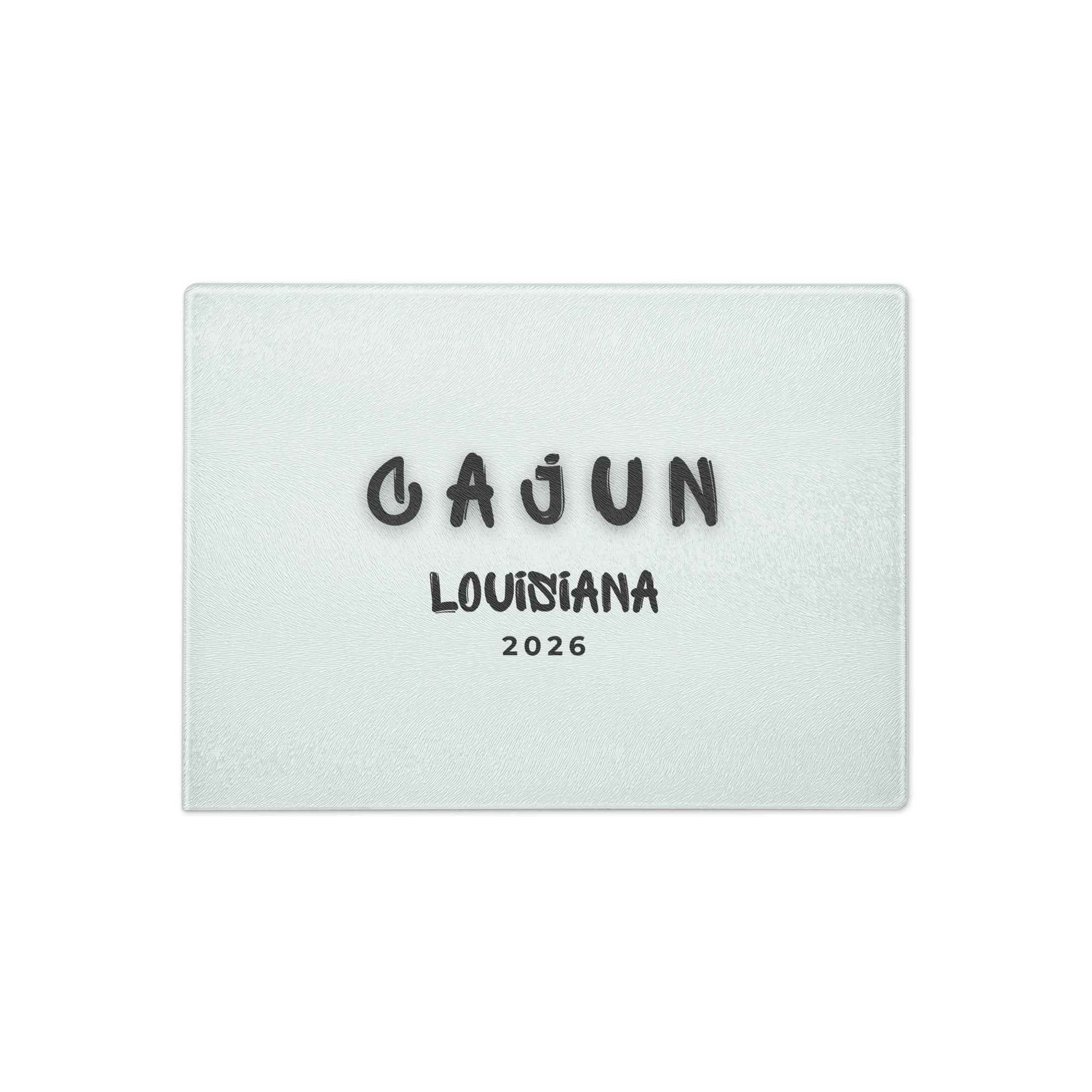 Cajun Louisiana Glass cutting board