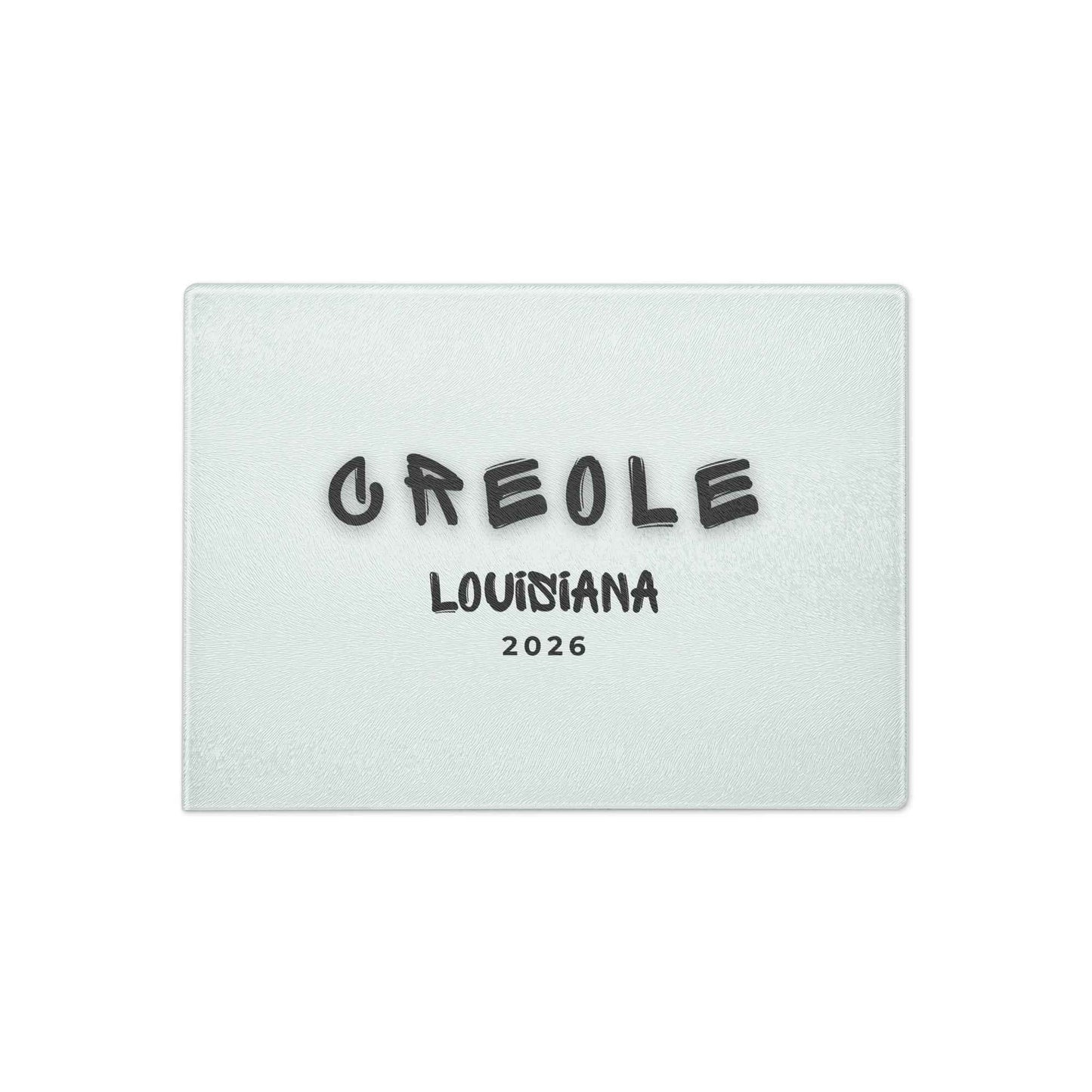 Creole Louisiana Cutting Board - Glass Cutting Board for Culinary Delights