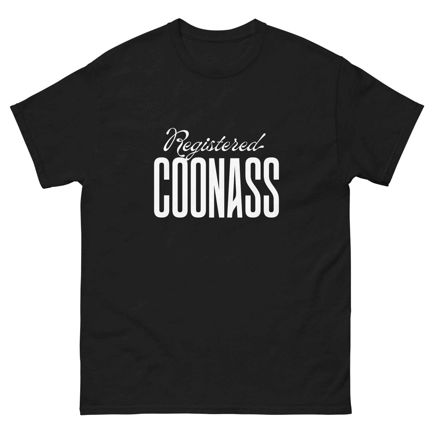 Registered Coonass T-shirt - Embrace Your Unique Cajun Spirit