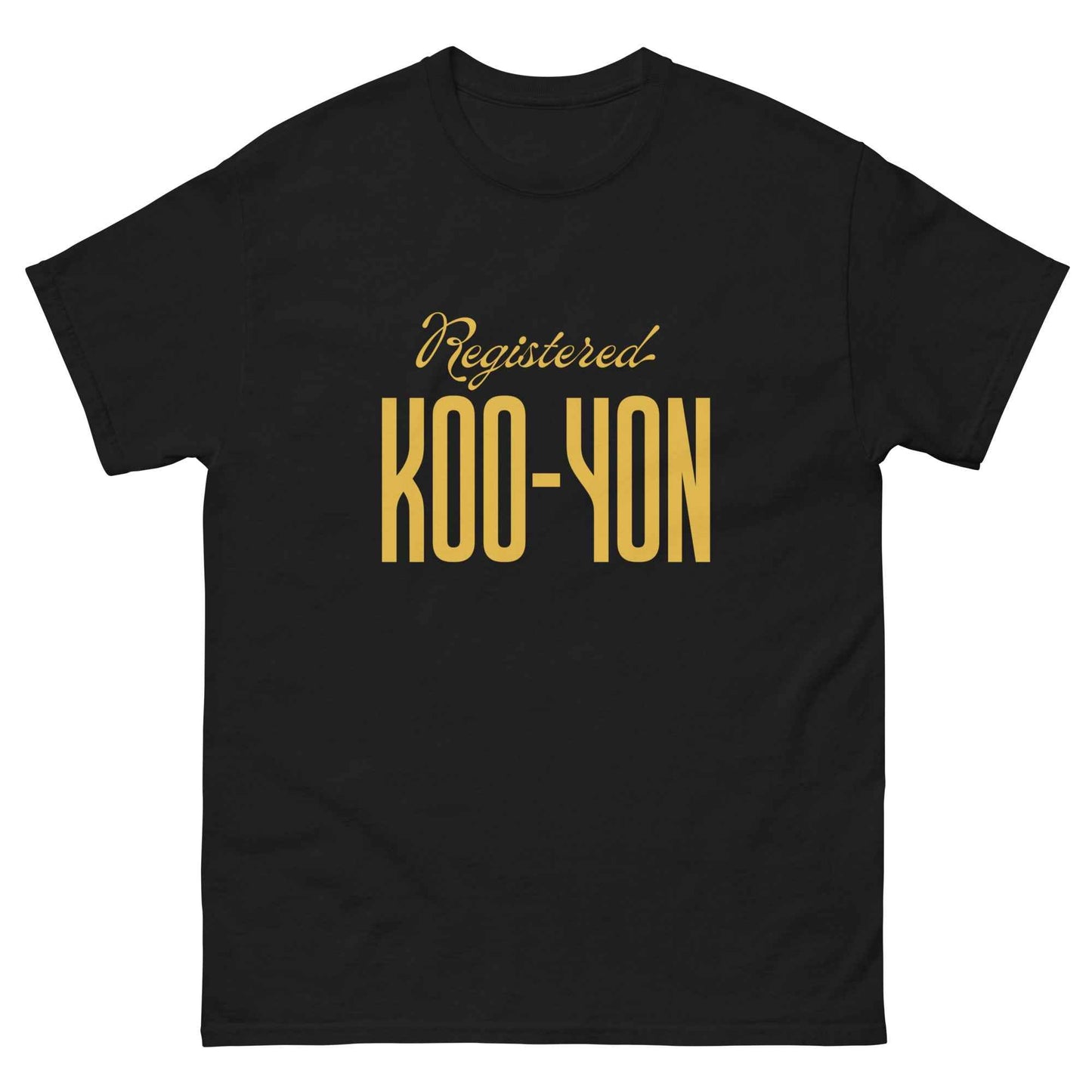 Registered Koo-Yon T-shirt - Stylish Comfort for Every Occasion