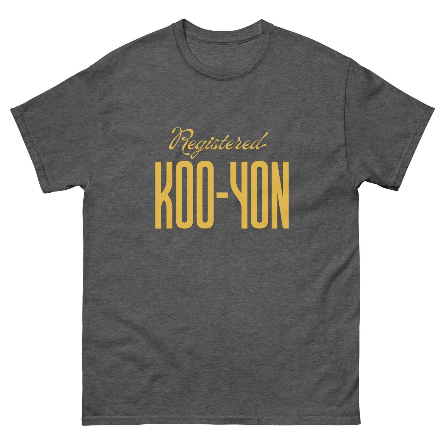 Registered Koo-Yon T-shirt - Stylish Comfort for Every Occasion