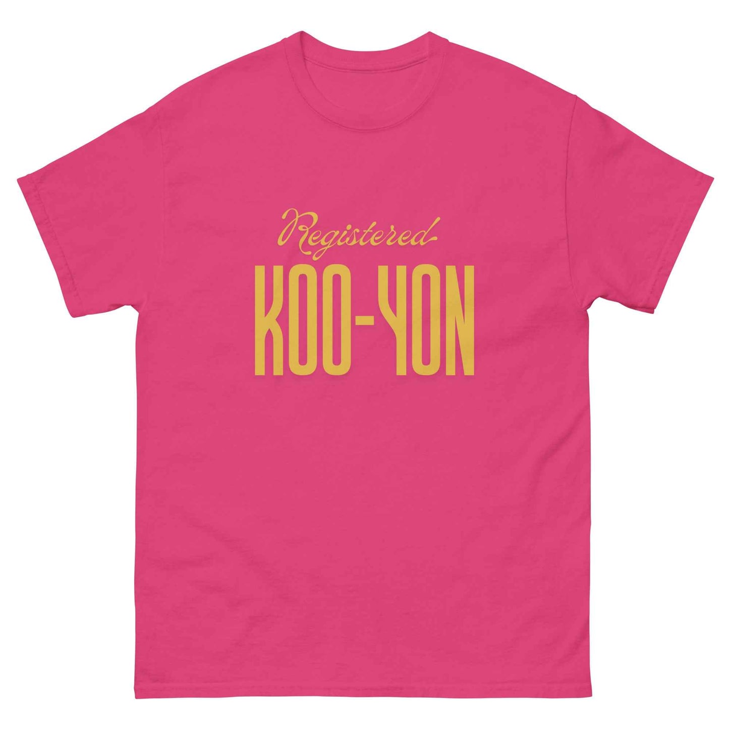 Registered Koo-Yon T-shirt - Stylish Comfort for Every Occasion