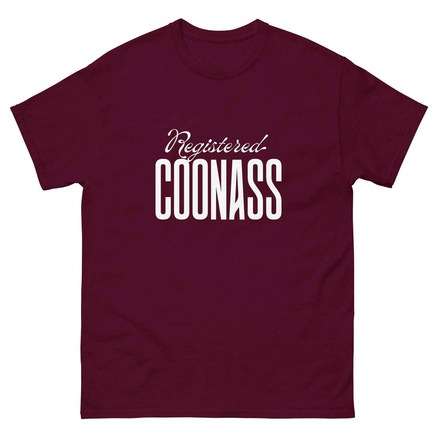 Registered Coonass T-shirt - Embrace Your Unique Cajun Spirit