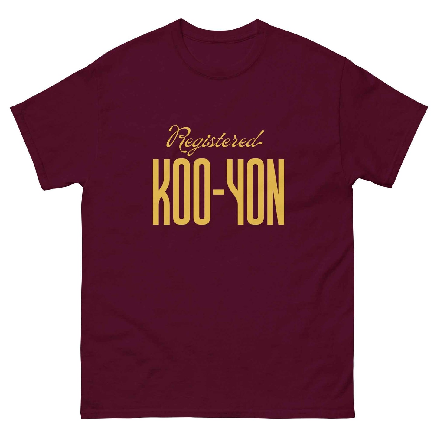 Registered Koo-Yon T-shirt - Stylish Comfort for Every Occasion