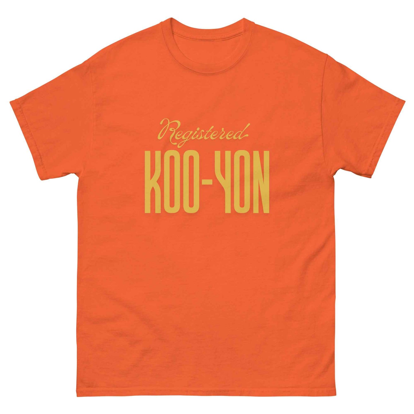 Registered Koo-Yon T-shirt - Stylish Comfort for Every Occasion