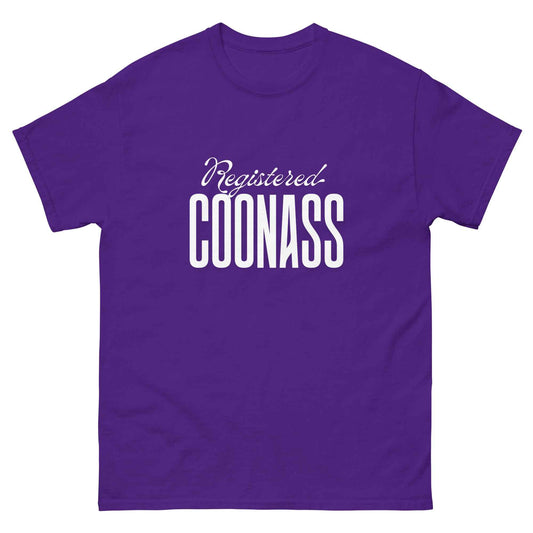 Registered Coonass T-shirt - Embrace Your Unique Cajun Spirit