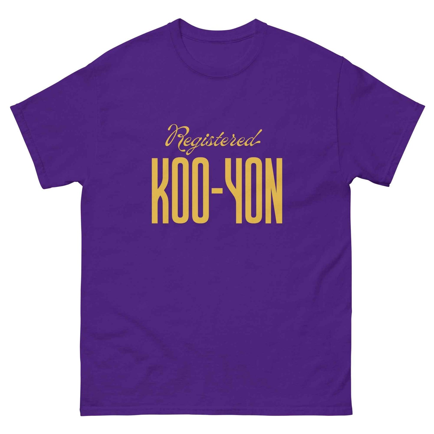Registered Koo-Yon T-shirt - Stylish Comfort for Every Occasion