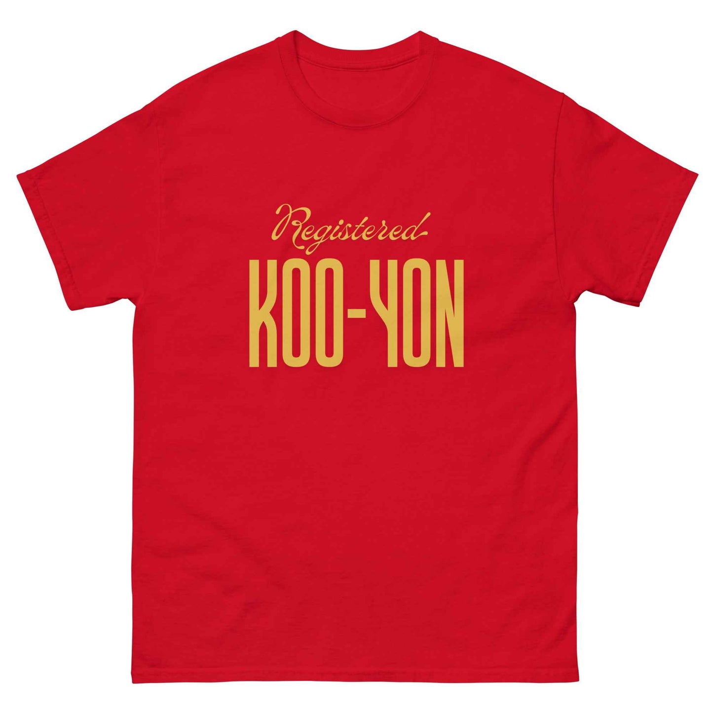 Registered Koo-Yon T-shirt - Stylish Comfort for Every Occasion