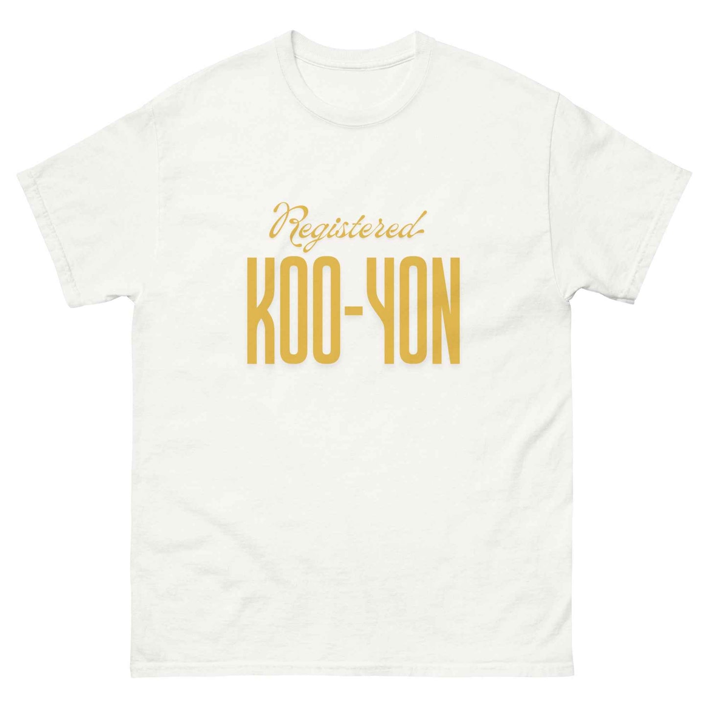 Registered Koo-Yon T-shirt - Stylish Comfort for Every Occasion